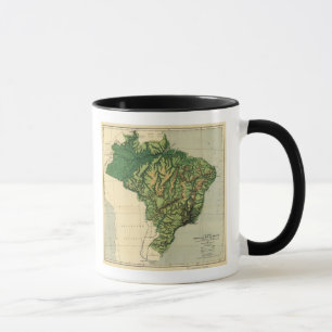 Taza BrazilPhysical MapBrazil panorámico