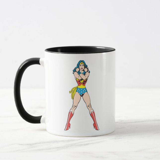 Taza Brazos de mujer maravilla cruzados (Izquierda)