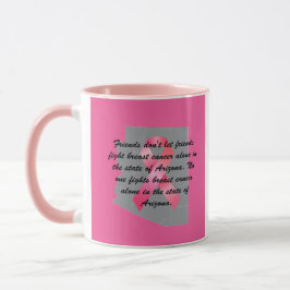 Taza Breast Cancer Awareness in Arizona coffee mug