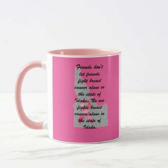 Taza Breast Cancer Awareness in Idaho (Izquierda)