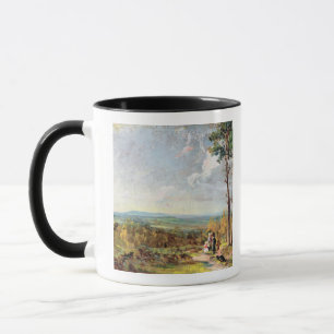 Taza Brezo de Hampstead que mira hacia la grada, 1821
