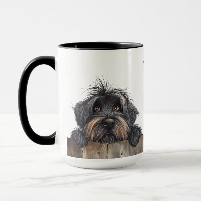 Taza Briard Dog Mug (Izquierda)