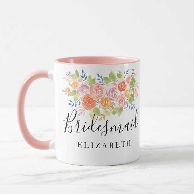 Taza Bridesmaid Rose Bouquet (Izquierda)