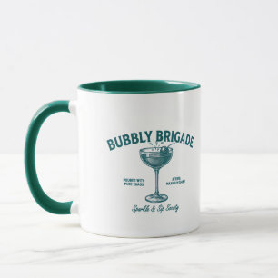 Taza Brigada Bubbly Sociedad de Brillo y Brindis