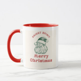 Taza Bright Spirit Santa Mug – Merry Christmas Edition