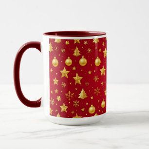 Taza Brillando en Noche de Navidad