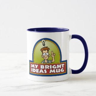 Taza brillante de las ideas