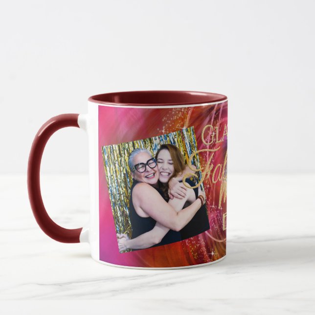 Taza Brillante foto de mamá fabulosa (Izquierda)