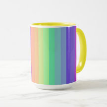 Brillante Pastel de raya arcoiris