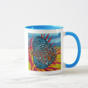 Taza Brillante pescado tropical II