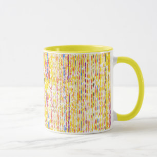 Taza Brillantes y alegres lluvias gotas de lluvia tiras
