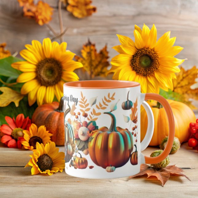Taza Brilliant Thanksgiving Bountiful (Subido por el creador)