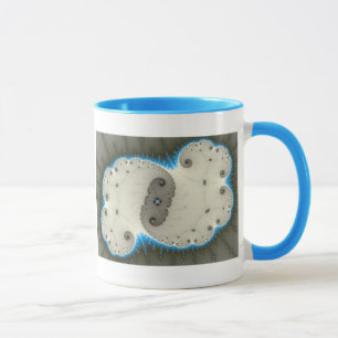 Taza Brillo azul - Mug fractal