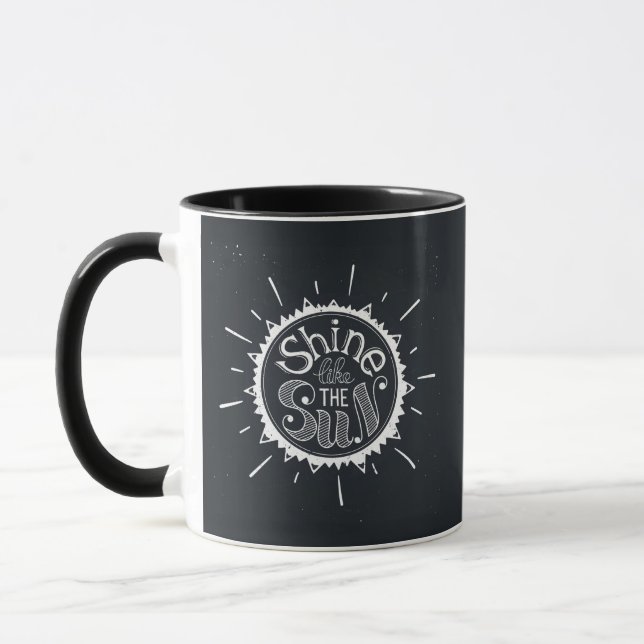 Taza Brillo como The Sun (Izquierda)