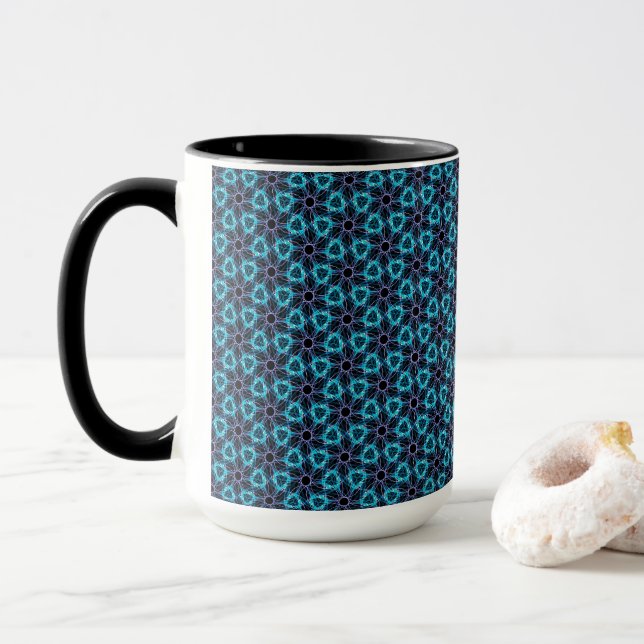 Taza Brillo fractal (Con donut)