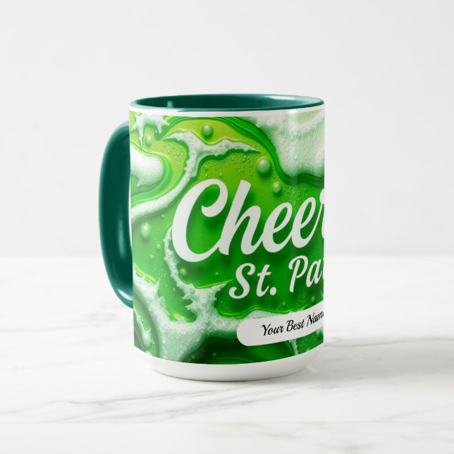Taza Brindis Espuma St Pats (Anverso izquierdo)