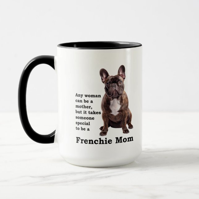 Taza Brindle French Bulldog Mom (Izquierda)