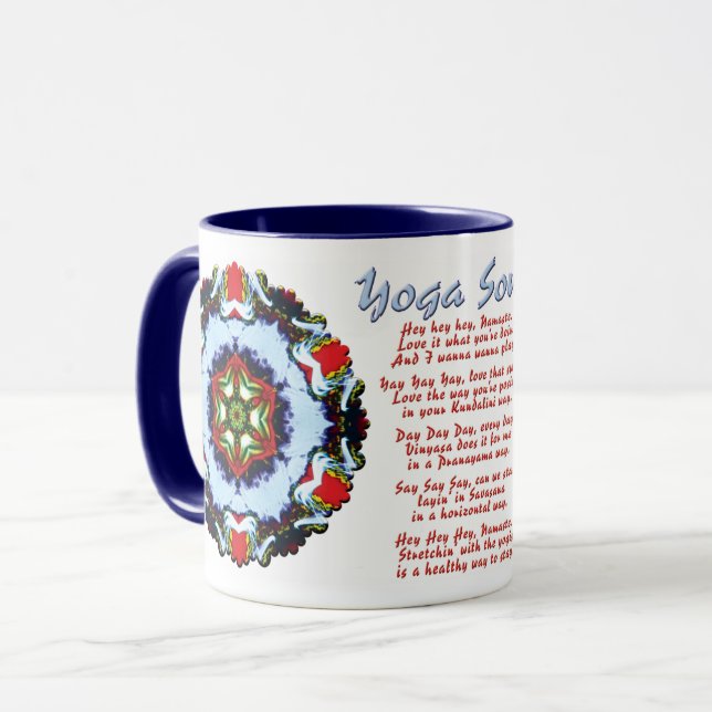 Taza Brindle Yoga Song Mug (Anverso izquierdo)