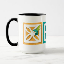 Taza Brisa De Mediados Del Siglo Con Cristales