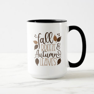 Taza Brisa de otoño hojas de otoño