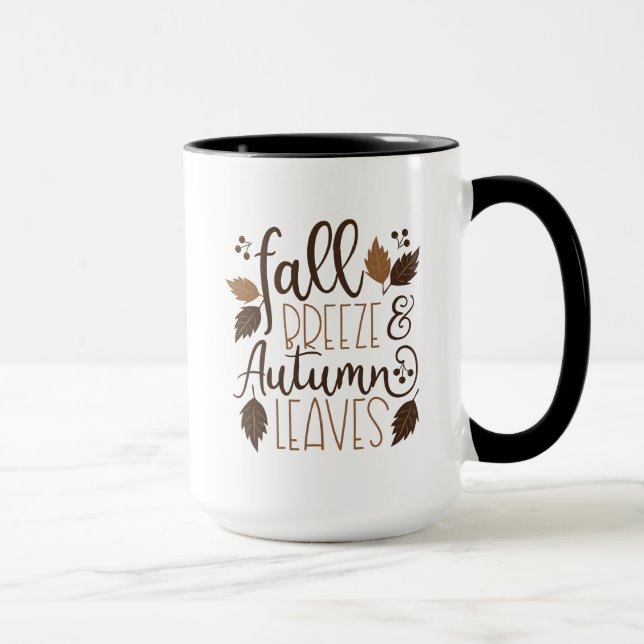 Taza Brisa de otoño hojas de otoño (Derecha)