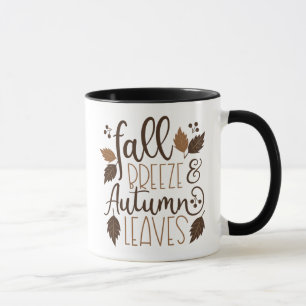 Taza Brisa de otoño hojas de otoño
