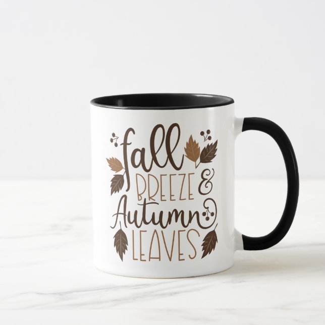 Taza Brisa de otoño hojas de otoño (Derecha)