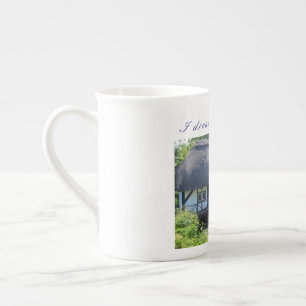 Taza británica de la porcelana de hueso ("soño c