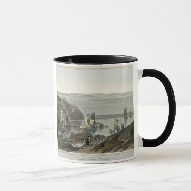 Taza Brixham, Torbay, Devon, del volumen VIII 'de un (Derecha)