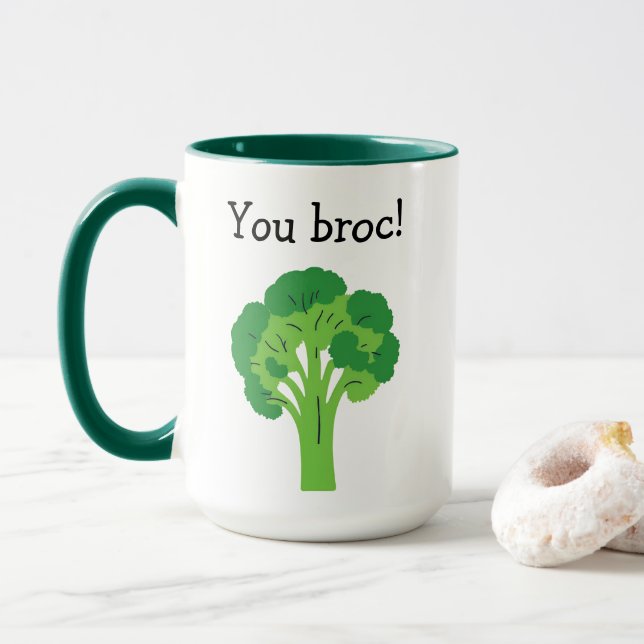 Taza ¡Broc! Broccoli (Con donut)