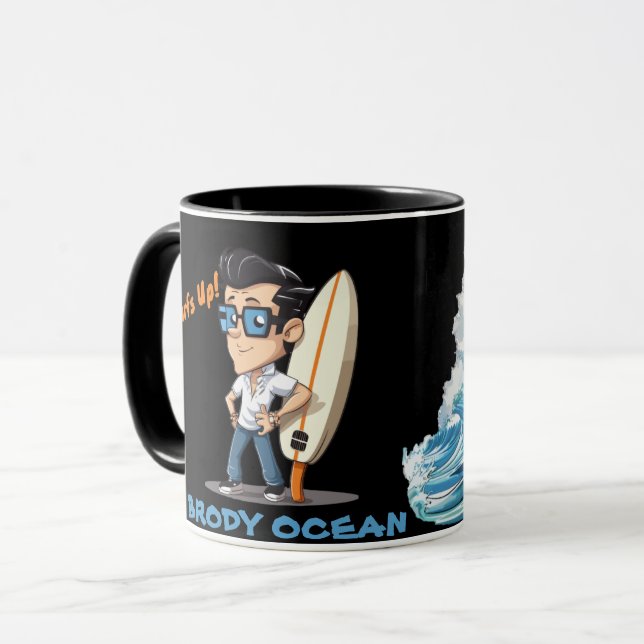 Taza Brody Ocean Wavecrest (Anverso izquierdo)