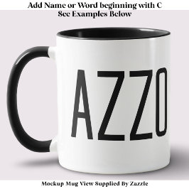 Taza Broma sarcástica italiana Cazzo, nombre personaliz