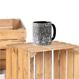 Taza Brother Rabbit Black Pattern William Morris