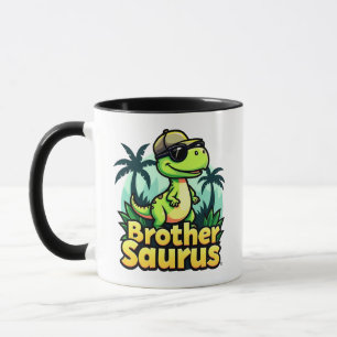 Taza Brothersaurus - Personalizado divertido Dinosaur B