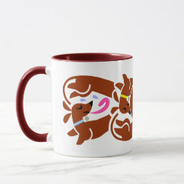 Taza Brown Twisted Doxies Mug