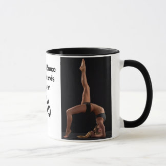 Taza Bruce2, OM, ekapada, Kristi y amigos de BruceYoga…