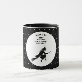 Taza Bruja de cumpleaños de Halloween para niños