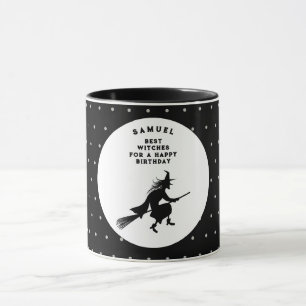 Taza Bruja de cumpleaños de Halloween para niños