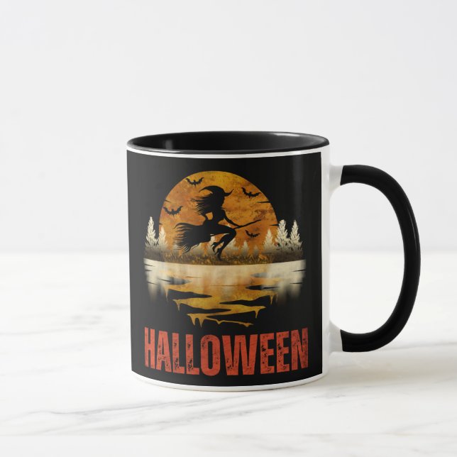 TAZA BRUJA DE NOCHE DE HALLOWEEN (Derecha)