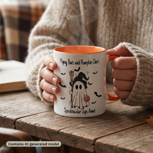 Taza Bruja Fantasma Adorable Halloween