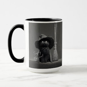 Taza Bruja Gato Simplemente Mágica