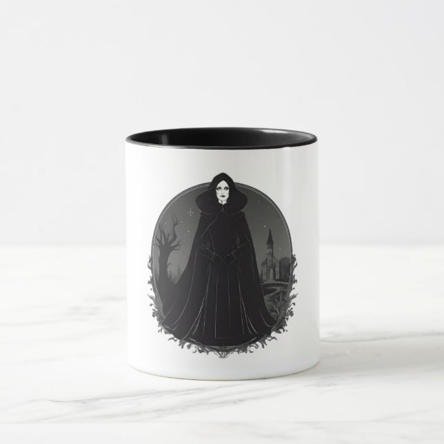 Taza Bruja gótica salem a medianoche (Centro)