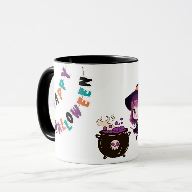Taza Bruja/Halloween/Otoño  (Anverso izquierdo)