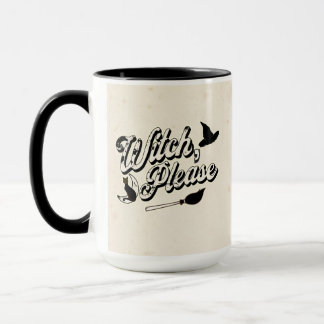 Taza Bruja por favor | Cita divertida de Halloween