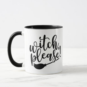 Taza Bruja Por Favor Divertido Halloween