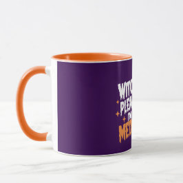 Taza Bruja Por favor estoy meditando Halloween