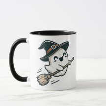 ¡Bruja, por favor! Mug fantasma de Halloween