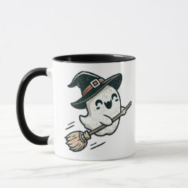 Taza ¡Bruja, por favor! Mug fantasma de Halloween