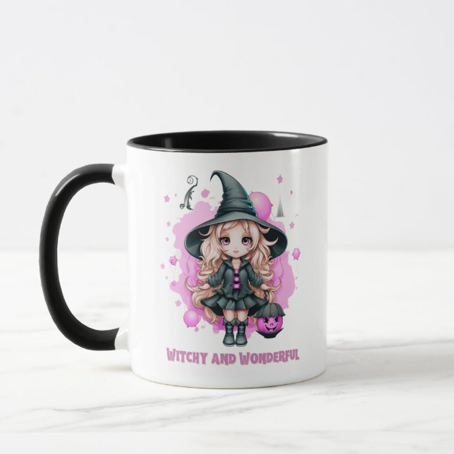 Taza Bruja y maravillosa puta bruja Halloween Mug (Izquierda)