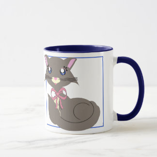 Taza brumosa del gatito de Toon